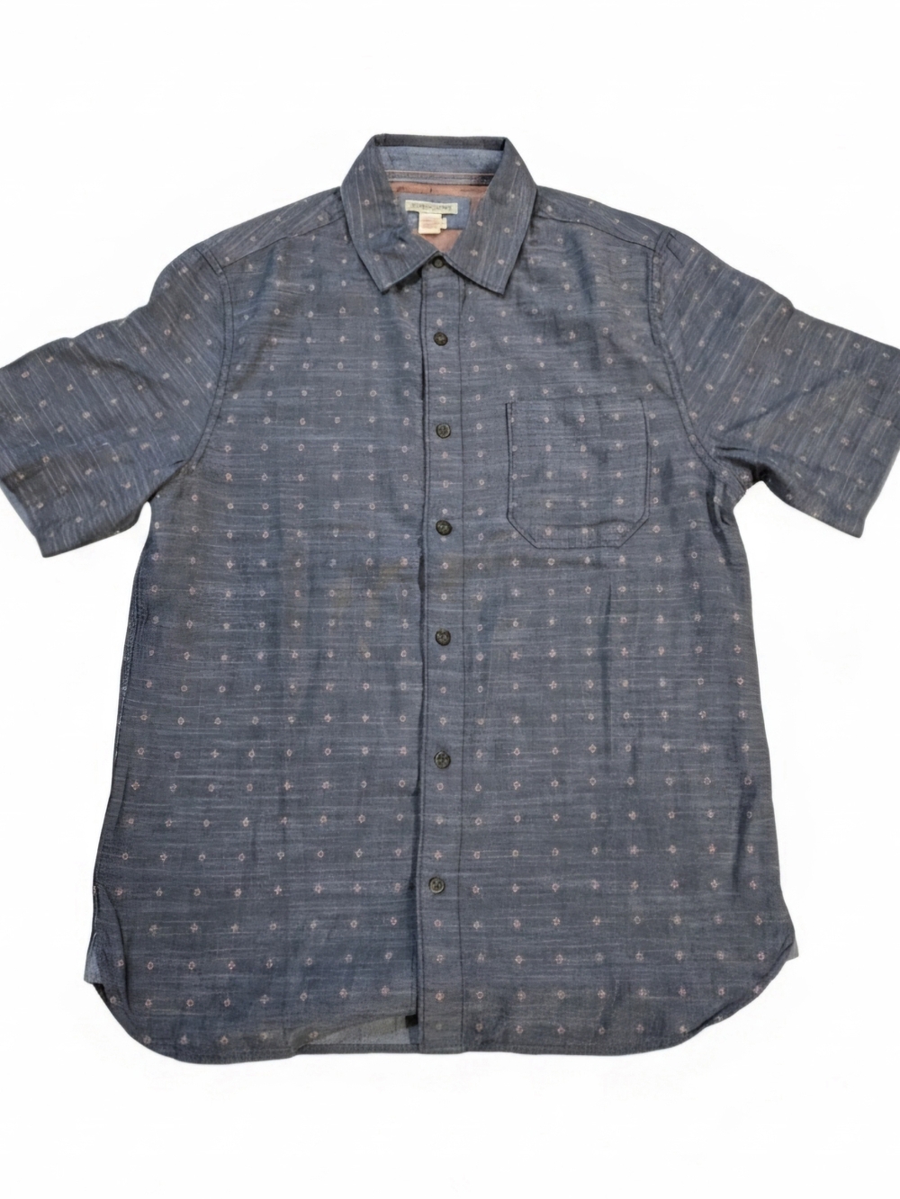 Carbon 2 Cobalt "Novo Double" Cloth Button-Down Shirt Size S